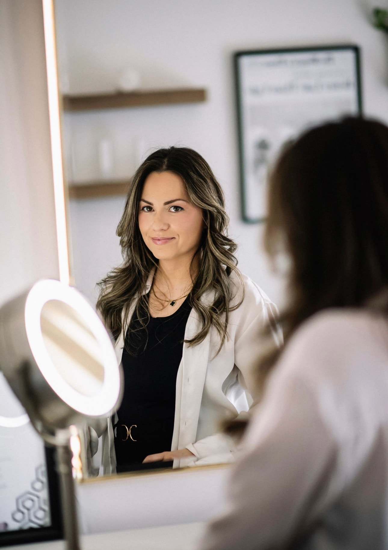 Sarah Jerez beauty studio — professional makeup artist workspace